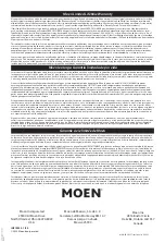 Preview for 6 page of Moen M-CORE U130CI Installation Manual