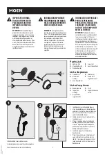 Предварительный просмотр 2 страницы Moen MAGNETIX 186117 Installation Manual