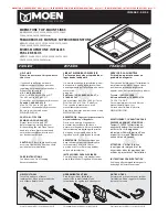 Moen MOENSTONE 25200 Series Product User Manual предпросмотр