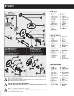 Предварительный просмотр 2 страницы Moen MOENTROL Instruction Sheet