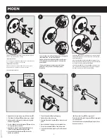 Предварительный просмотр 4 страницы Moen MOENTROL Instruction Sheet