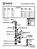 Предварительный просмотр 1 страницы Moen Monticello 4551BN Illustrate Parts List