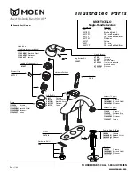 Предварительный просмотр 1 страницы Moen MONTICELLO 4557 Illustrated Parts