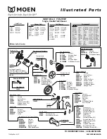 Moen MONTICELLO POSI-TEMP 82248BN Illustrated Parts List предпросмотр