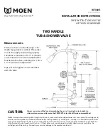 Moen MT302E Installation Instructions предпросмотр