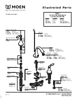 Предварительный просмотр 1 страницы Moen Oil Rubbed Bronze T6420ORB Illustrate Parts List