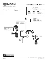 Предварительный просмотр 1 страницы Moen Oil Rubbed Bronze TS447ORB Illustrate Parts List