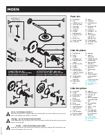 Предварительный просмотр 2 страницы Moen POSI-TEMP Manual