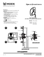 Предварительный просмотр 1 страницы Moen ROTHBURY 3320 series Specifications