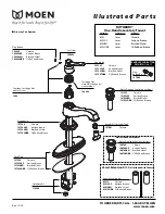 Moen ROTHBURY 6202AZ Illustrate Parts List предпросмотр