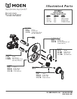 Предварительный просмотр 1 страницы Moen ROTHBURY T4211AZ Illustrate Parts List