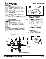 Moen rt4560 Specifications предпросмотр