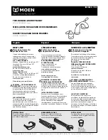 Предварительный просмотр 1 страницы Moen RT4572 Series User Manual