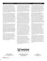 Preview for 4 page of Moen S3945 Installation Manual