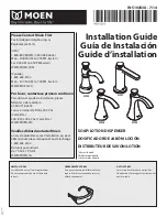 Preview for 1 page of Moen S3946BL Installation Manual