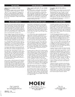 Preview for 8 page of Moen S44101 Manual