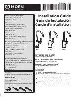 Moen S5510 Installation Manual предпросмотр