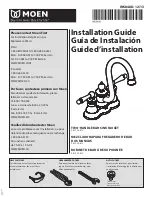 Moen S612 Installation Manual предпросмотр