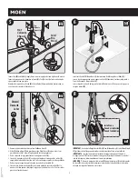 Предварительный просмотр 4 страницы Moen S62608 Manual