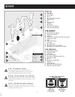 Предварительный просмотр 2 страницы Moen S713 Series Installation Manual