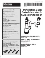 Moen S72101NL Installation Manual предпросмотр