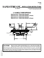 Moen SANI-STREAM 8130 Installation Instructions предпросмотр