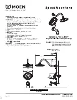 Предварительный просмотр 1 страницы Moen Show House S932 Specifications