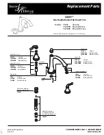 Предварительный просмотр 1 страницы Moen Show House SAVVY TS293 Replacement Parts