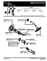 Preview for 1 page of Moen Show House Solace ExactTemp TS3710BN Replacement Parts List