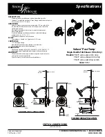 Moen Show House Solace TS373 Series Specifications предпросмотр