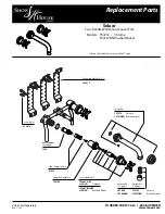 Предварительный просмотр 1 страницы Moen Show House Solace TS4712BN Replacement Parts List