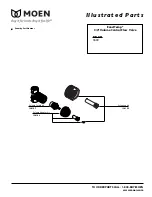 Предварительный просмотр 3 страницы Moen SHOWER ONLY TRIM TL3400AN Illustrate Parts List