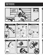 Предварительный просмотр 2 страницы Moen Single-Handle Shower Trim Only T2605 Instruction Manual