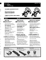 Preview for 1 page of Moen Solace S470 Series Instruction Manual