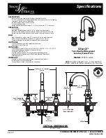 Moen SOLACE TS4714 Series Specifications предпросмотр