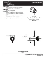 Moen SOLACE TS574 Specifications предпросмотр