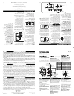 Moen T180 Series Quick Start Manual предпросмотр