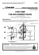 Preview for 1 page of Moen T188 SERIES Installation Instructions