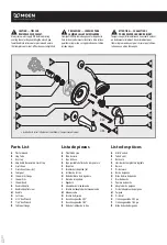 Предварительный просмотр 2 страницы Moen T2442 Series Installation Manual