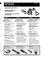 Moen T2501 Manual предпросмотр