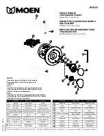 Moen T3191 Manual предпросмотр