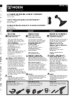 Moen T3405 SERIES User Manual предпросмотр