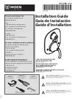 Preview for 1 page of Moen T4112 Series Installation Manual