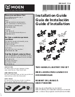 Moen T4520 Installation Manual предпросмотр