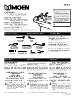 Moen T5280 Manual предпросмотр