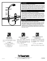 Предварительный просмотр 4 страницы Moen T590 Series Quick Manual