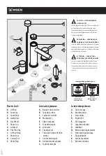 Предварительный просмотр 2 страницы Moen T6193 Installation Manual