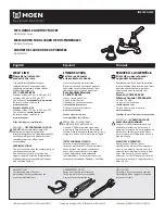 Moen T6205 Series Manual предпросмотр