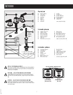 Предварительный просмотр 2 страницы Moen T6220 Series Installation Manual