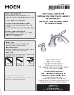 Preview for 1 page of Moen T6223 Quick Start Manual